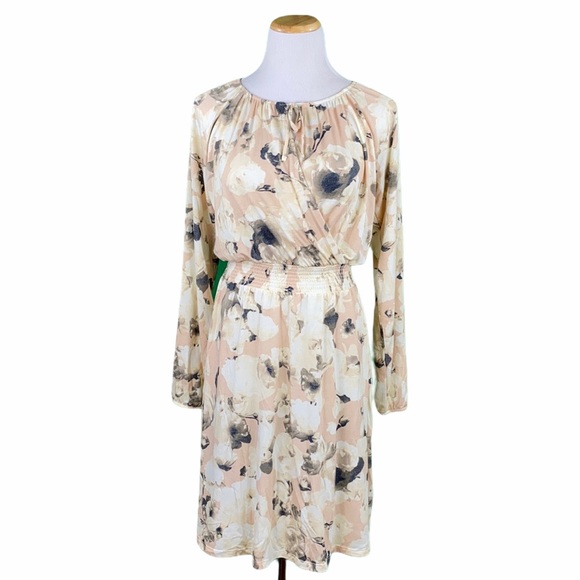 LuLaRoe Jody Floral Long Sleeve Peasant Dress